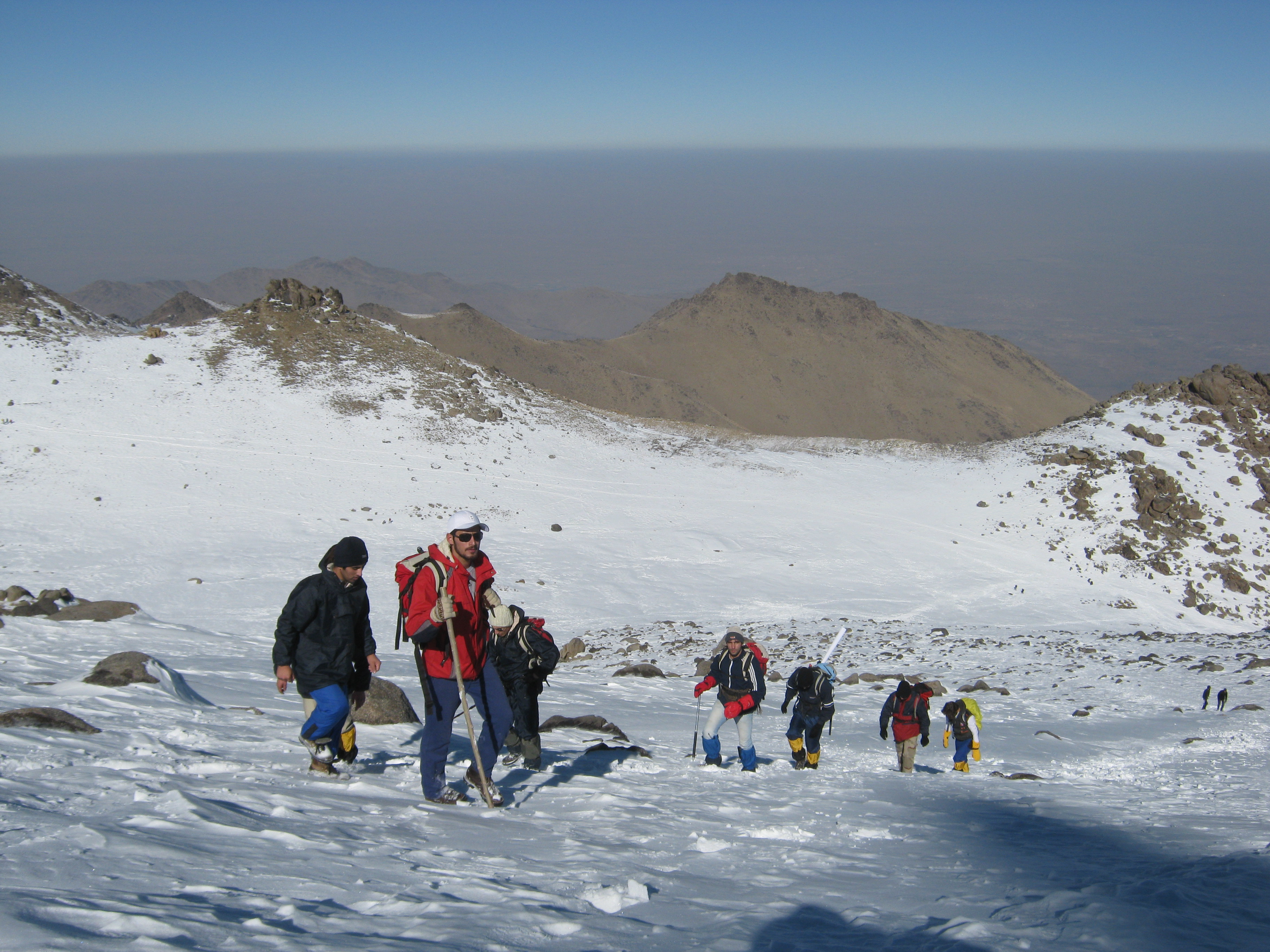 صعود موفقیت آمیز تیم ملی امید در روز جمعه ۲۴ بهمن به قله ۵۱۳۷ متری آرارات
