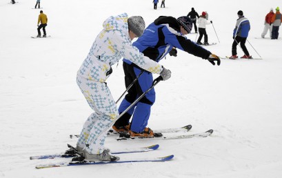 تفاوت تکنیک اسکی در خانم‌ها و آقایان