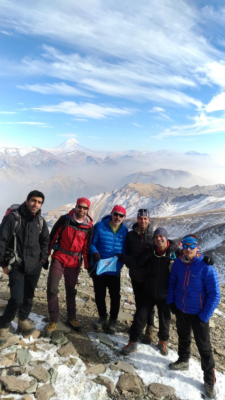 گزارش صعود به قله توچال از یال چهار پالون