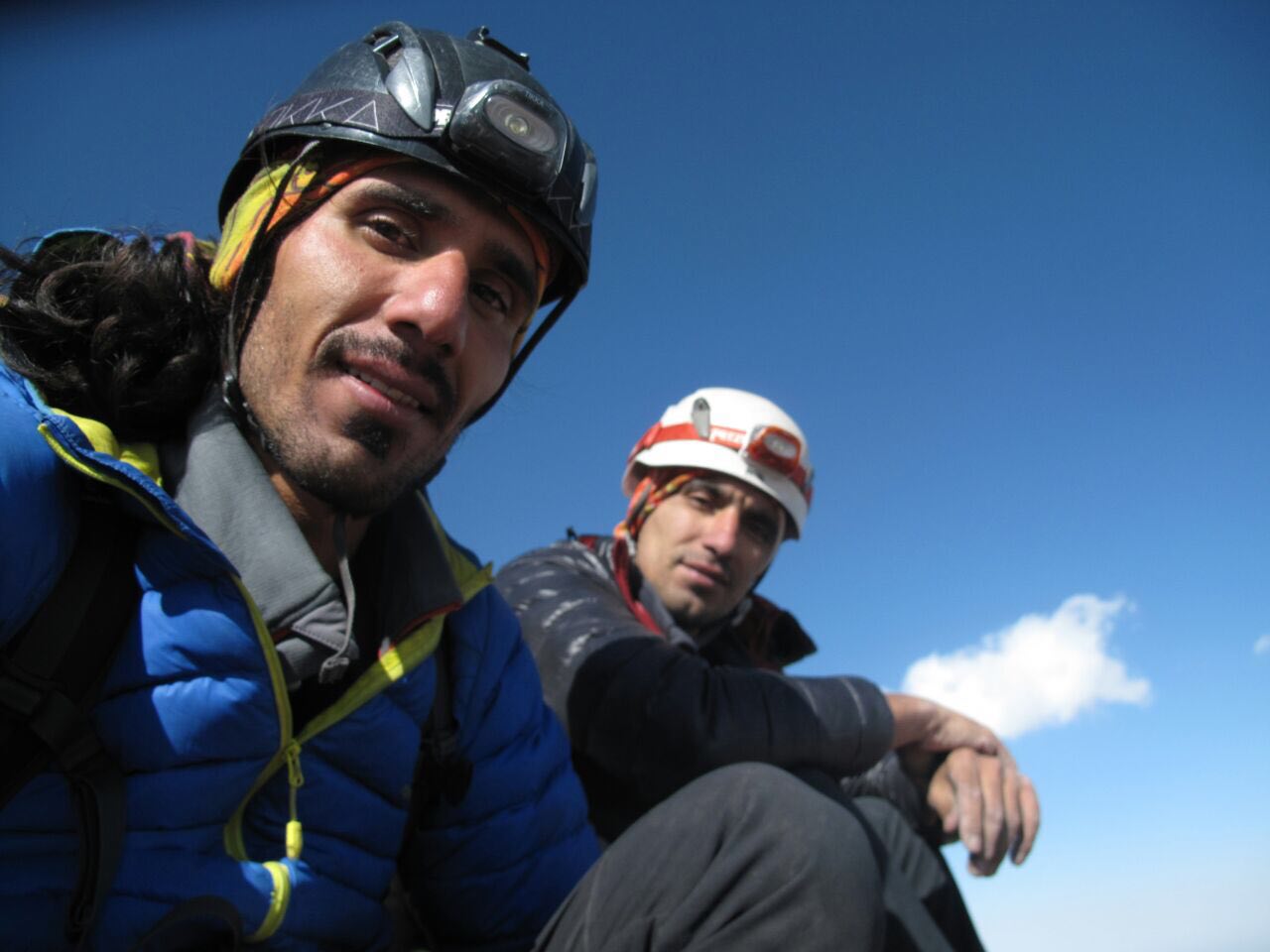 صعود قله علم کوه از مسیر هاری رست نوسط کامران علیزاده و حسین احمدی