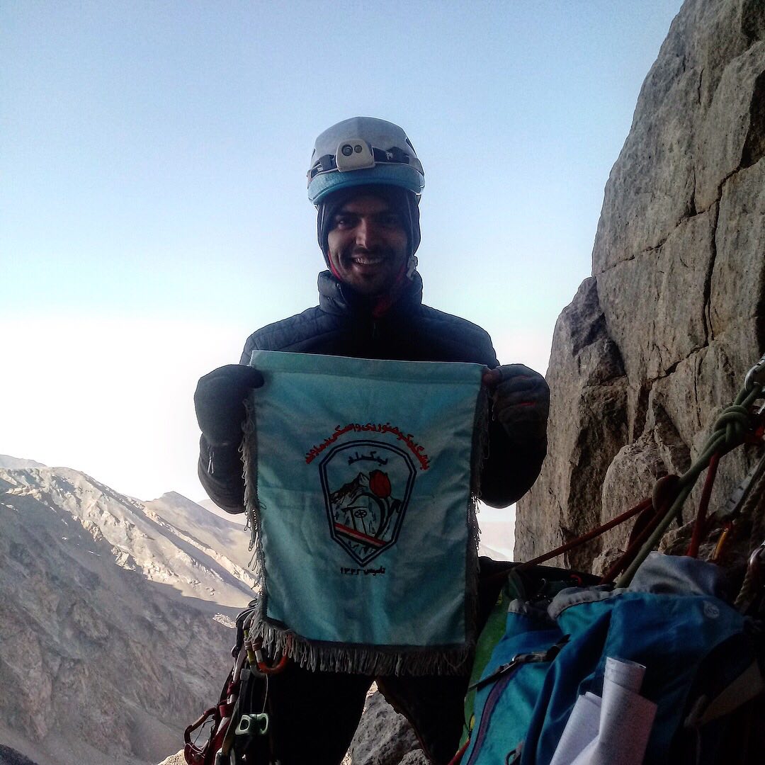 صعود قله علم کوه از مسیر هاری رست توسط احمد خزایی و سعید یگانه
