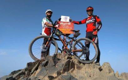 صعود به قله شیرباد با دوچرخه توسط یونس شریعتمداری (مرتفع ترین قله خراسان رضوی)
